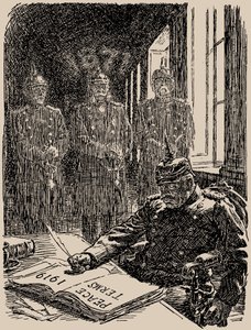Duchové ve Versailles. Punč, 7. května 1919, 1919. od Sir Bernard Partridge