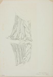 Zahalená postava a odraz, studie pro Mirror of Venus