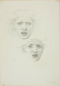 Vedoucí Medusy, dvě studie pro Rondanini Medusa