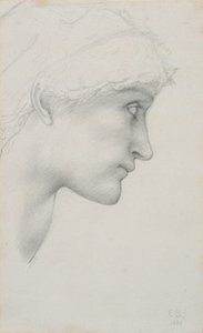 "Hlava", 1885. od Sir Edward Coley Burne Jones