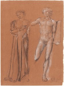 Orfeus a Eurydika od Sir Edward Coley Burne Jones