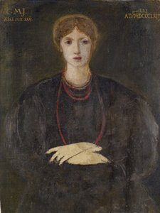 Portrét Georgiany Burne-Jonesové 1840-1920, 1863. od Sir Edward Coley Burne Jones
