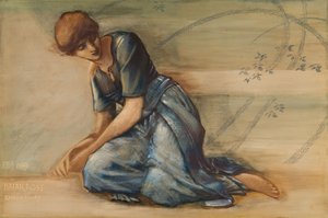 Série Briar Rose - Studie pro ‚The Garden Court‘, 1889. od Sir Edward Coley Burne Jones