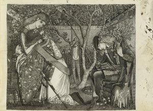 Rytířské rozloučení, 1858 od Sir Edward Coley Burne Jones