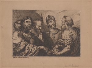 Pocta Peníze od Sir George Hayter