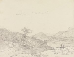 Mezi Llangollen a Oswestry od Sir George Howland Beaumont seventh Baronet