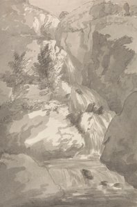 Část Brain Fill v Legburthwaite od Sir George Howland Beaumont seventh Baronet