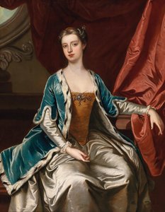 Portrét Lady Mary Wortley Montagu 1689-1762. od Sir Gotfrey Kneller