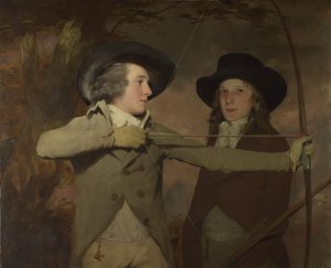 Robert Ferguson z Raith a generálporučík Sir Ronald Ferguson The Archers, c. 1789