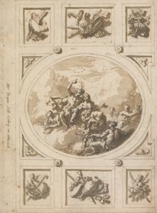 Design pro strop v Addiscombe: Bacchus a Ariadne