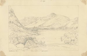 Údolí Fassa z protější strany Griesu od Sir John Frederick William Herschel
