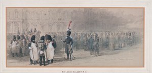 Národní garda v Tuileries, 1846 od Sir John Gilbert
