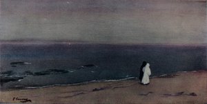 The Seashore, Moonlight, c1908 od Sir John Lavery