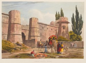 Jubbar Khans House (barevná litografie)