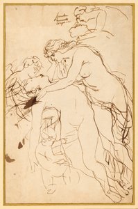 Venuše lamentující Adonis od Sir Peter Paul Rubens