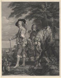 Karel I. Anglický a vévoda z Hamiltonu od Sir Robert Strange