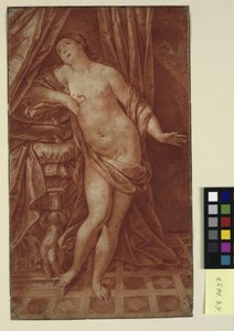 Smrt Kleopatry podle obrazu Guida Reniho od Sir Robert Strange