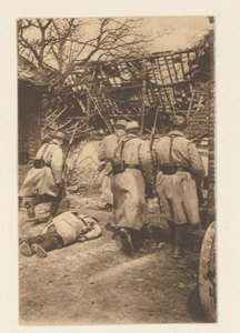Bitva u Arrasu (9. května až červen) byla pro Němce extrémně krvavá. (...) Zde je epizoda zajetí Neuville (...) (název na objektu) 12 cartes postales illustrées de la Grande Guerre / Pochette č. 2 (název série na předmětu od Sémaphore