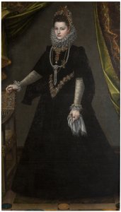 Německy: Infantin Isabella Clara Eugenia (1566-1633) Portrét infantky Isabelly Clary Eugenie od Sofonisba Anguissola
