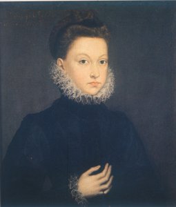 Infantin Isabella Clara Eugenia od Sofonisba Anguissola