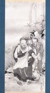 The Three Laughers Of Tiger Ravine (inkoust na papíře)