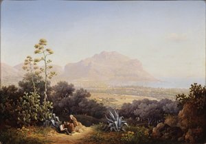 Pohled na Palermo, 1845 od Sokrat Maximovich Vorobyev