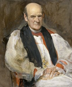 A.G. Edwards, arcibiskup z Walesu (olej na plátně) od Solomon Joseph Solomon