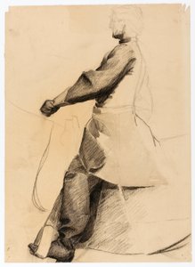 Studie jezdeckého pomníku od Solon H. Borglum
