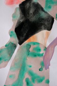 Abstraktní módní postava od Sophia Novosel