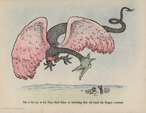 Ilustrace k filmu Další příhody tří odvážných dětí (barevná litografie) od Sophia Rosamond Praeger