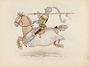 Ilustrace k Malým dvojčatům od S. Rosamond Praeger (barevná litografie)