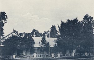 Prezidentův dům, Pretoria (černobílá fotografie) od South African Photographer