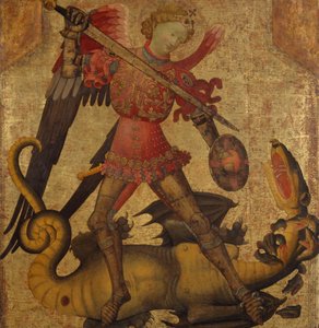 Saint Michael and the Dragon, ca. 1405.