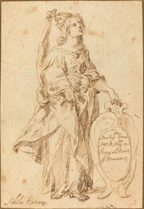 Eritrejská Sibyla od Spanish 17th Century