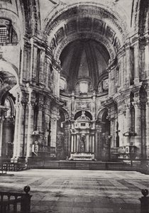 Cádiz: Interiér katedrály (černobílá fotografie) od Spanish Photographer