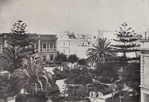 Cádiz: Plaza de la Reina (černobílá fotografie) od Spanish Photographer
