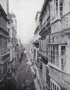 Calle Ancha, Cádiz (čb fotografie) od Spanish Photographer