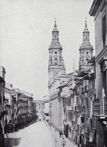 Calle Del Mercado, Logrono (č/b fotografie) od Spanish Photographer