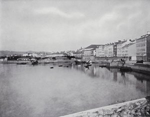 Coruna, Celkový pohled (čb fotografie) od Spanish Photographer