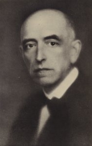 Manuel de Falla, španělský skladatel (1876-1946) (čb fotografie) od Spanish Photographer