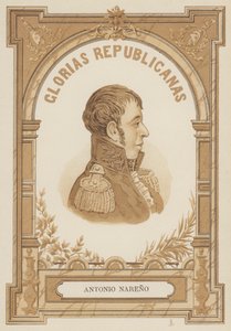 Antonio Narino , kolumbijský vojenský a politický vůdce od Spanish School