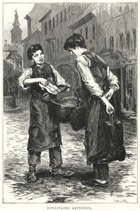 Umělecké nadšení (litho) od Spanish School