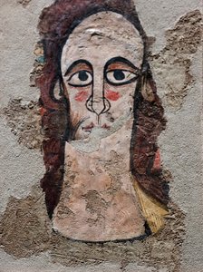 Kristus Pantokrator. 12. století (freska) od Spanish School
