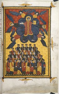 Kristus se zjevuje v oblacích od Spanish School