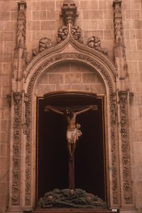 Kristus na kříži od Spanish School