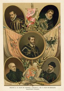 Slavné španělské historické postavy 16. století od Spanish School