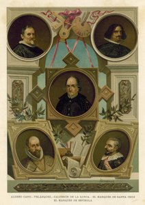 Slavné španělské historické postavy 17. století od Spanish School