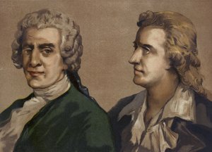 Friedrich Gottlieb Klopstock a Friedrich Schiller, němečtí básníci od Spanish School