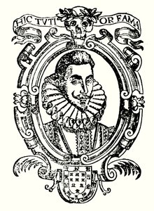 Lope de Vega , španělský básník, dramatik a romanopisec (litho) od Spanish School