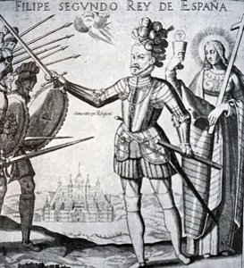 Španělský Filip II od Spanish School